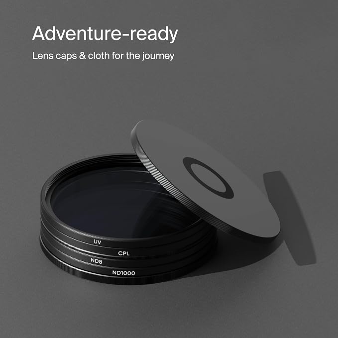 Urth 82mm UV, Circular Polarizing, ND1000 Lens Filter Kit - Image 5