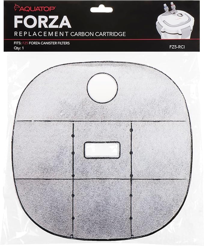 Aquatop Replacement Carbon Cartridges – Fits Aquatop’s FORZA FZ5 Canister by AQUATOP