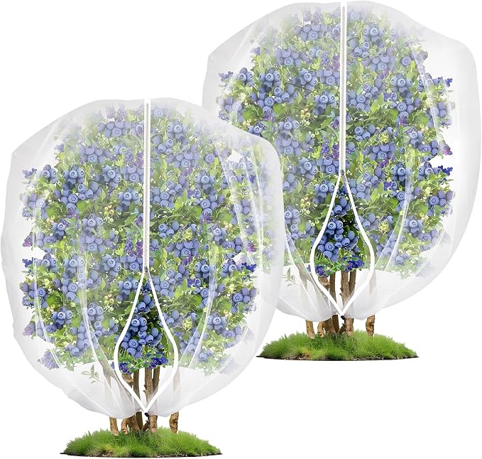 2PCS 4 x 5 ft Fruit Tree Netting Cover by ZYP