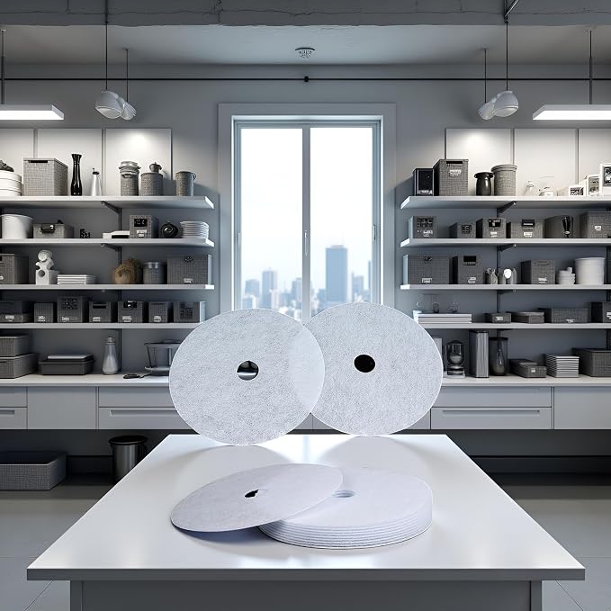 4 Pcs White Universal Cloth Dryer Exhaust Filter, - Image 3