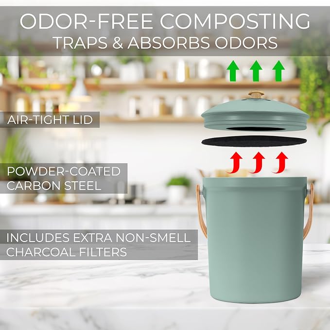 Beautiful Kitchen Compost Bin - Image 6