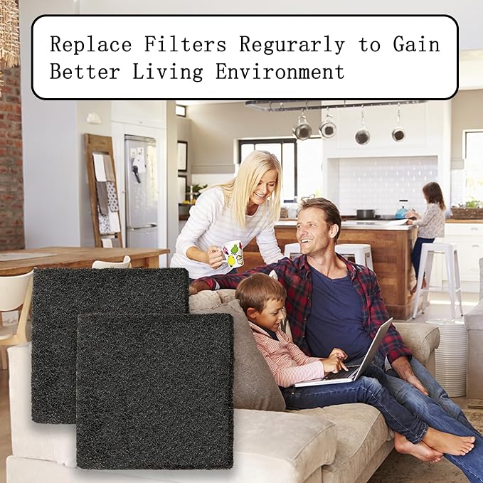 8 Pack Activated Carbon Filters Fits EKO Trash Can - Image 7