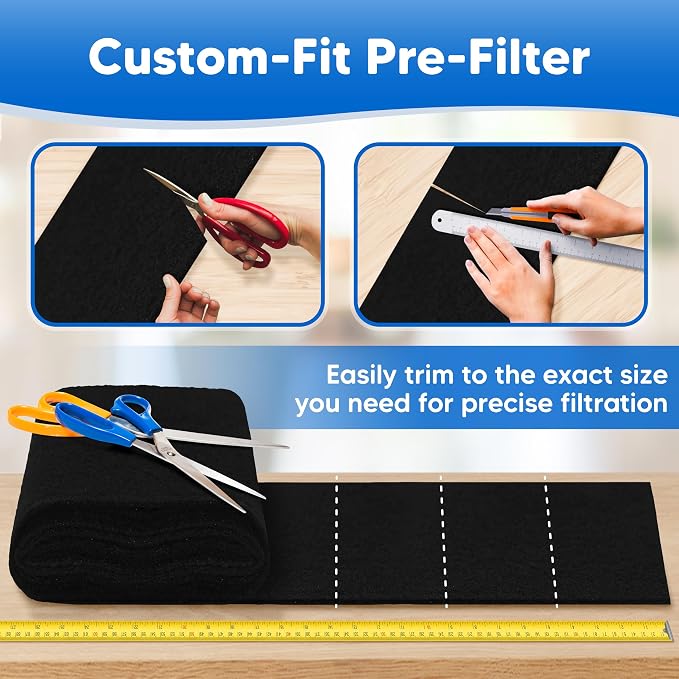 8-Pack HRF-AP1 Air Purifier Pre-Filter Replacement - Image 4