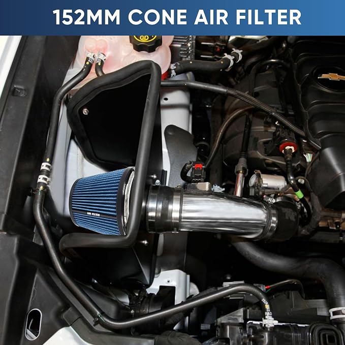6" 152mm Inlet Cold Air Intake Filter High Flow Honeycomb Top Replacement - Image 7