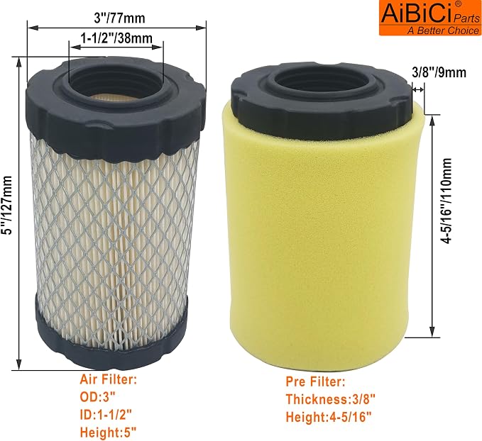 796031 Air Filter fits for Briggs Stratton 591334 594201 Husqvarna YTH22V46 - Image 4