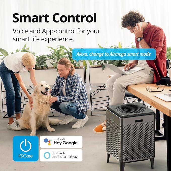 COWAY Air Purifier for Large Room Whole Home Up to 3, HEPA Filter for Smoke - Image 6