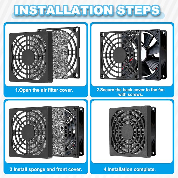 PATIKIL 135mm Fan Filter Grill - Image 5