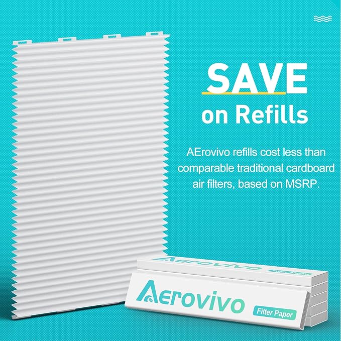 14x20x1 Refillable Air Filter Kit, MERV 8, 1 Reusable Foldable Frame ＆ 6 Refills - Image 4