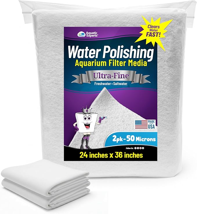 Aquatic Experts Aquarium Polishing Filter Pad, Water Polishing Pad by AquaticExperts