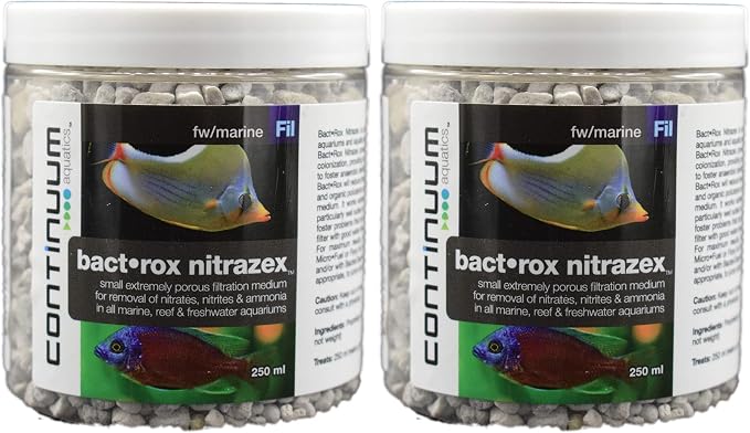 Continuum Aquatics Bact Rox Nitrazex – Small Porous Filtration Media to Remove by Continuum+Aquatics