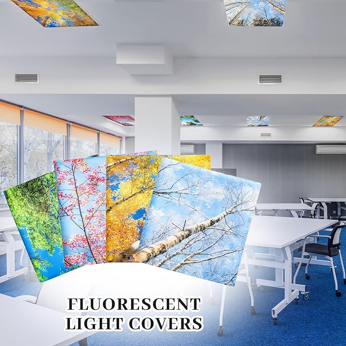 ROCEEI Pack of 4 Fluorescent Light Covers - Image 6