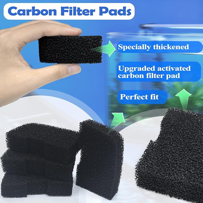 NewKe 52 Pack Filter Media Kit for Fluval 406/407 Canister Filters, Replacement - Image 3