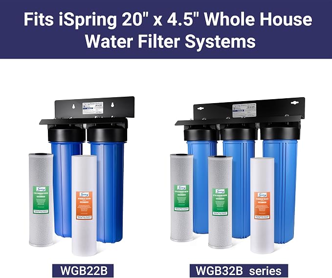 iSpring FP25BX10 20" x 4.5" 5-micron Universal Sediment Filter Cartridges - Image 4