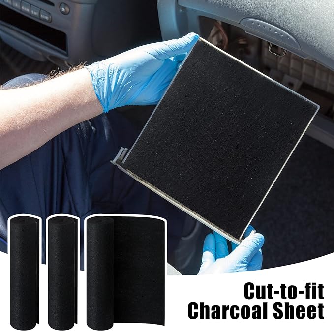 3 Pack Cut to Fit Carbon Pad Pre Filter Roll 16'' x 48'' - Image 5