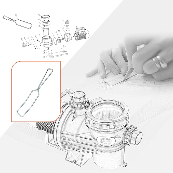 Swimming Pool Pump Cover Removal Wrench Tool Compatible - Image 3