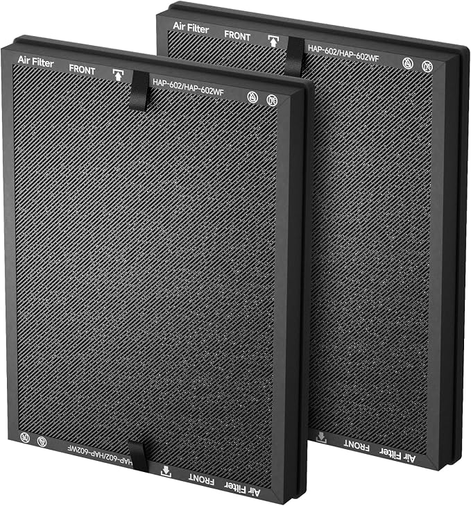 2 Packs HAP602 Replacement Filter Compatible by FCFMY