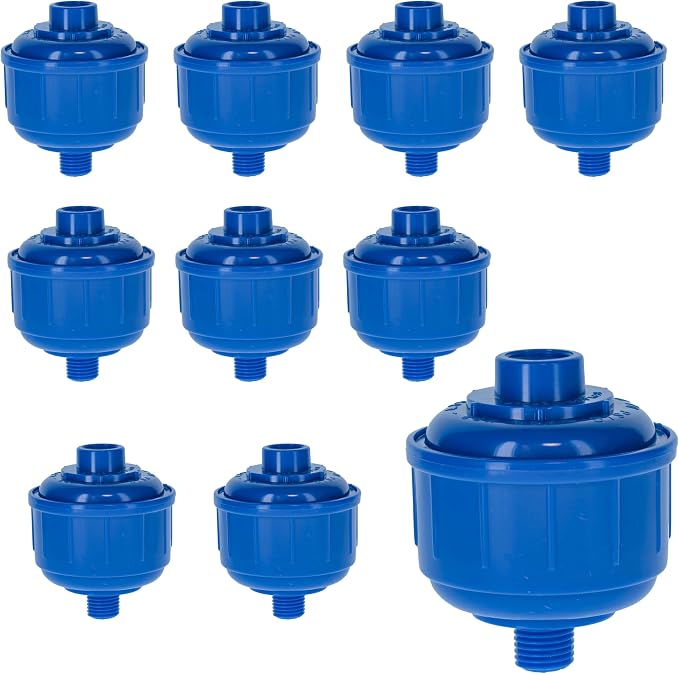 Master Elite Pack of 10 Disposable Mini Air Water Trap Filters by MasterAirbrush