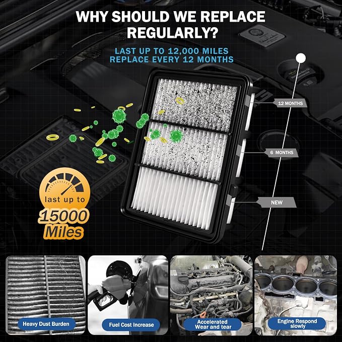 Cabin & Engine Air Filter Set Accessories - Image 3