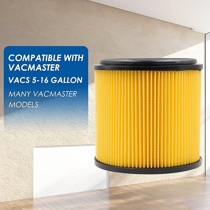 VCFS Replacement Filter for Vacmaster 5-16 Gallon Standard Cartidge Filter and - Image 5