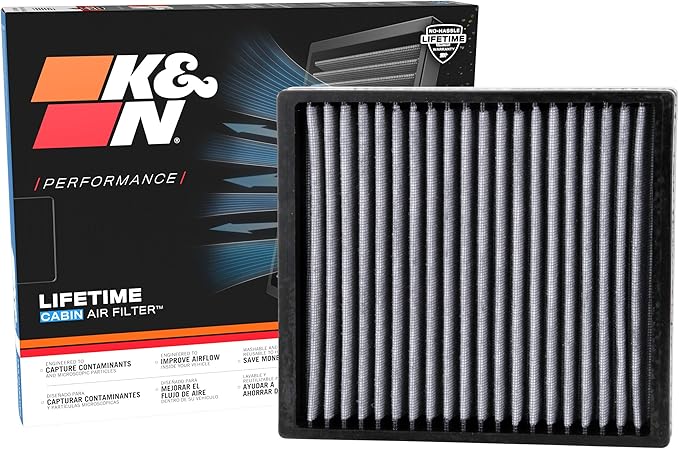 K&N LIFETIME Cabin Air Filter: Premium, Clean Air by KNEngineeringInc