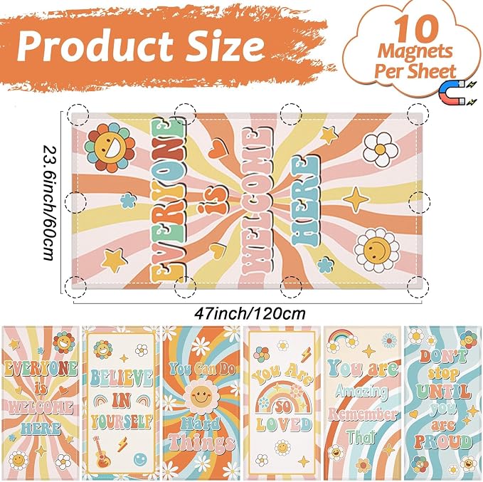 Wiooffen 6 Pcs Fluorescent Light Covers - Image 2
