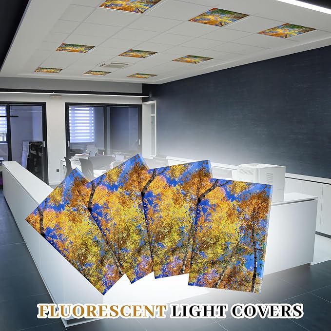 VIHOSE 4 Pcs 2 x 2 Feet Fluorescent Light Covers - Image 5