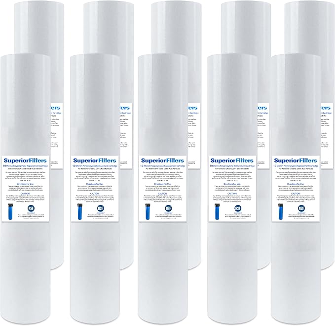 10 Micron Sediment water Filter by SuperiorFilters