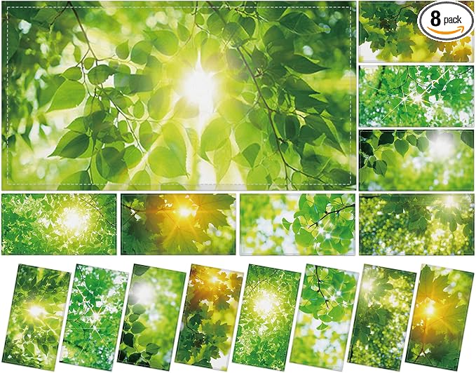 8 Pcs Fluorescent Light Covers by Wiooffen