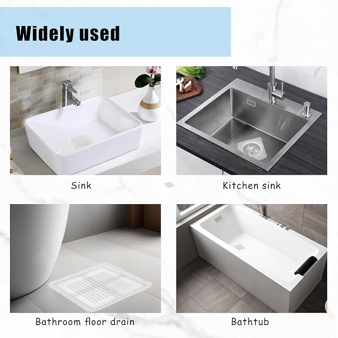6 PCS Silicone Shower Drain Cover - Image 6
