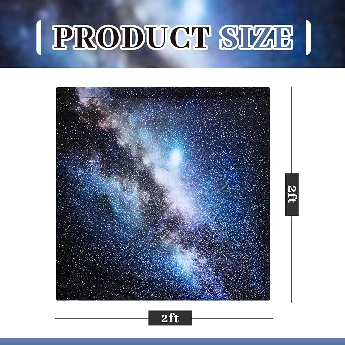 VIHOSE 4 Pcs 2 x 2 Feet Fluorescent Light Covers - Image 2