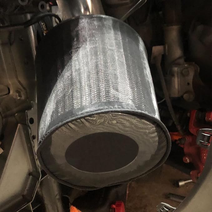 TOMALL Air Filter Wrap for Car Air Intake Filter Protective Cover Dustproof - Image 6
