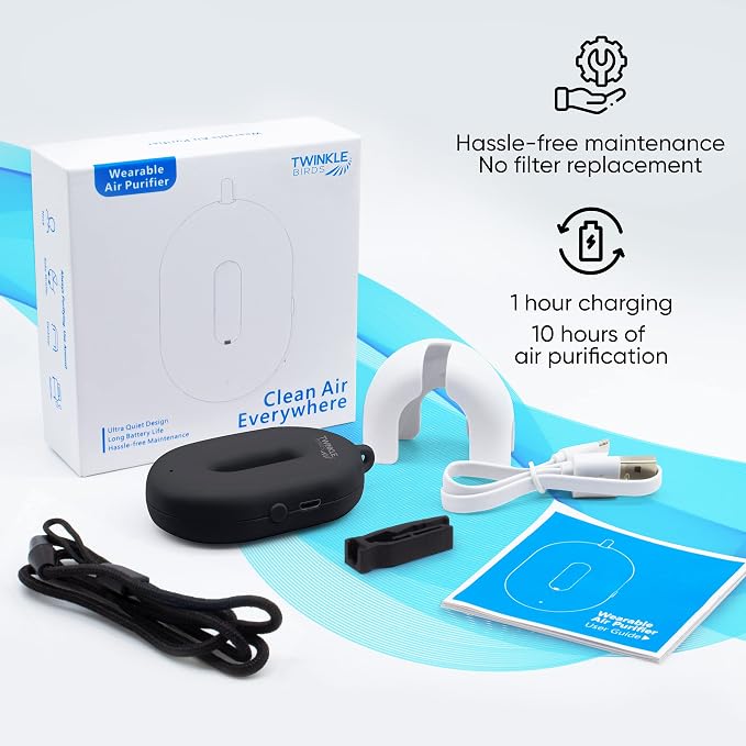 Wearable Air Purifier Necklace - Image 6