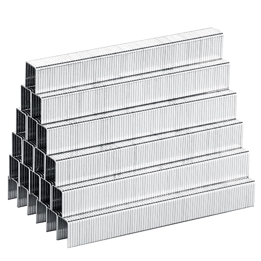 meite T-50 Heavy Duty Staples, 9/16 Inch Galvanized T-50 Staples by meite