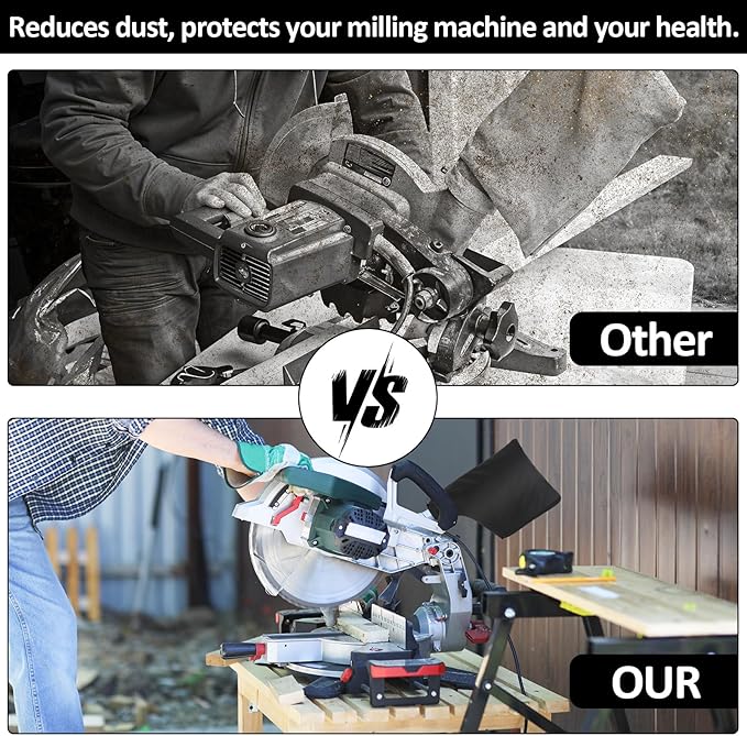 2 PCS Miter Saw Dust Collection Bags, Ymapinc Dust Collector Bags - Image 4