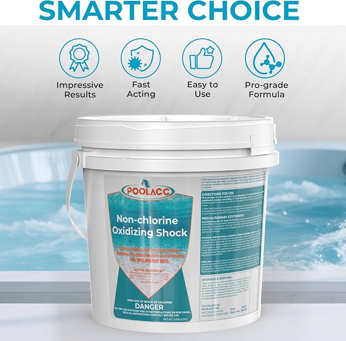Non-Chlorine Spa Shock for Hot Tub, Chlorine-Free Shock Oxidizer Treatment for - Image 3