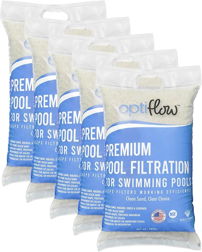 5-Pack Pool Filter Sand, Premium Filtration by Unknown