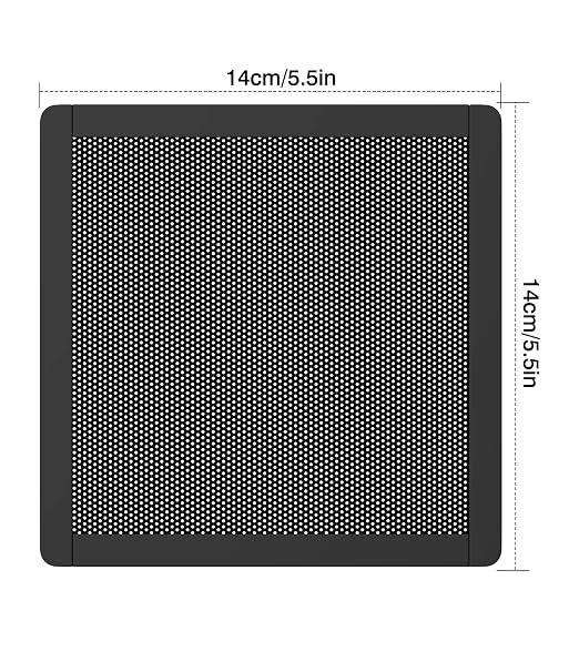 MoKo 140 x 140mm PC Case Magnetic Dust Mesh Filter, 0.5mm PVC Mesh Hole - Image 7