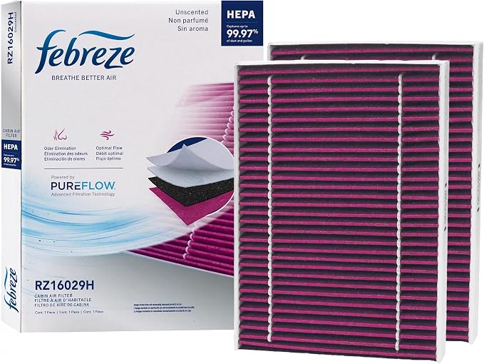 Febreze Odor Control HEPA Cabin Air Filter by PUREFLOW RZ16029H Fits 2019-2026 by Febreze