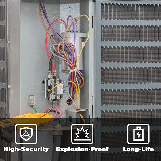 VEXUNGA 60/10 uF 60+10 MFD 370VAC or 440VAC Dual Run Start Round A/C Capacitor - Image 4