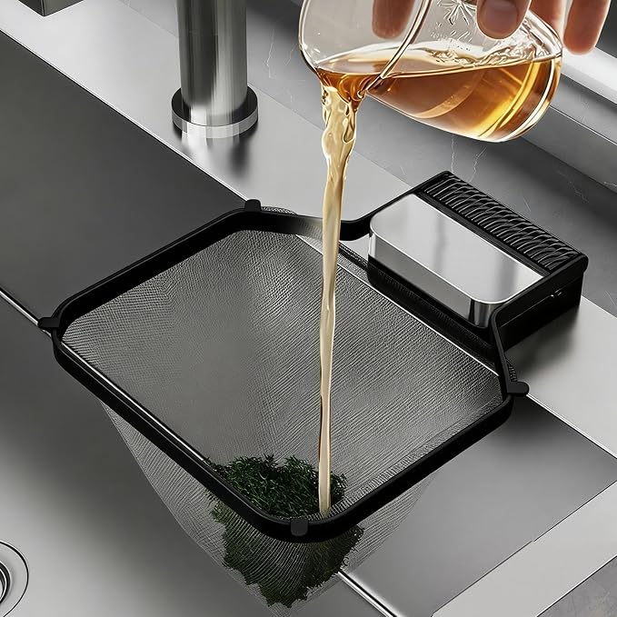 Sink Food Strainer, Suction Cup Drain Basket, Easy Filter - Image 7