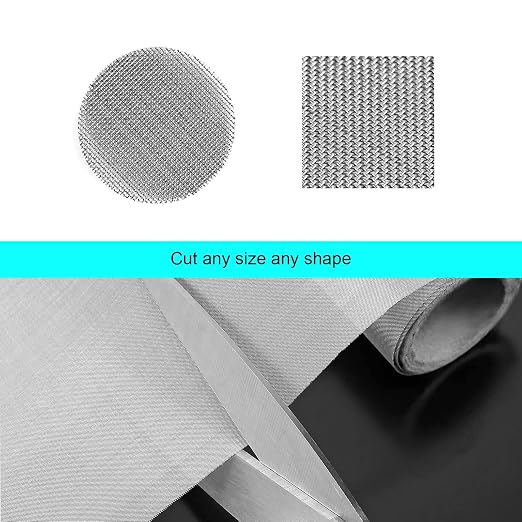 304 Stainless Steel Woven Wire 120 Mesh Fine Screen Mesh Steel Woven Mesh - Image 4