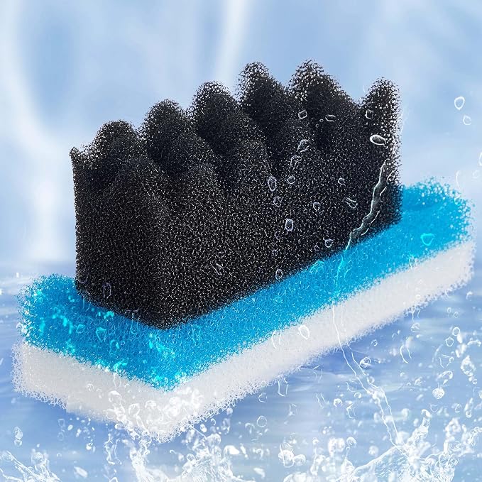 18 Pcs Aquarium Filters Bio Sponge Sets Compatible - Image 6