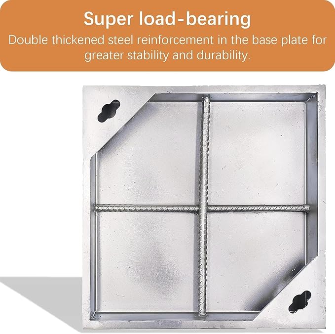 16x16 in Invisible Stainless Steel Manhole Cover and Frame - Image 4