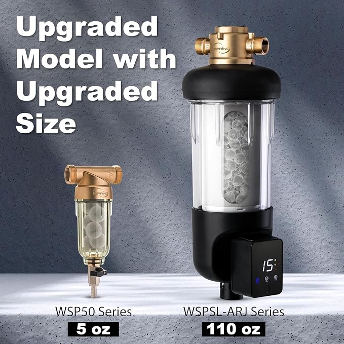 iSpring WSP100SL-ARJ, NSF Certified, Whole House Spin Down Sediment Water - Image 5