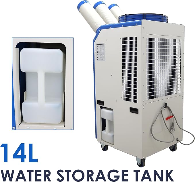 Portable Air Conditioner 22, 178 BTU Industrial Spot Cooler Air Conditioner - Image 6