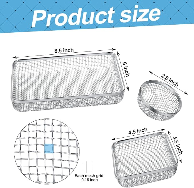 TOODOO 4 Pack RV Furnace Vent Cover, RV Flying Insect Screen - Image 3