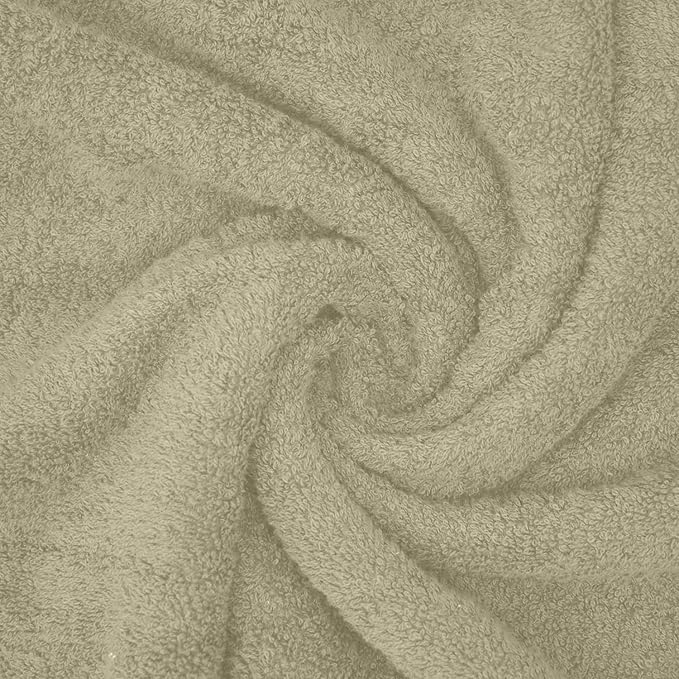 DAN RIVER Pack of 1 Bath Sheet 40x80 Inches, Extra Large Bath Towels, Luxury Quick Dry Cotton Towels - Beige