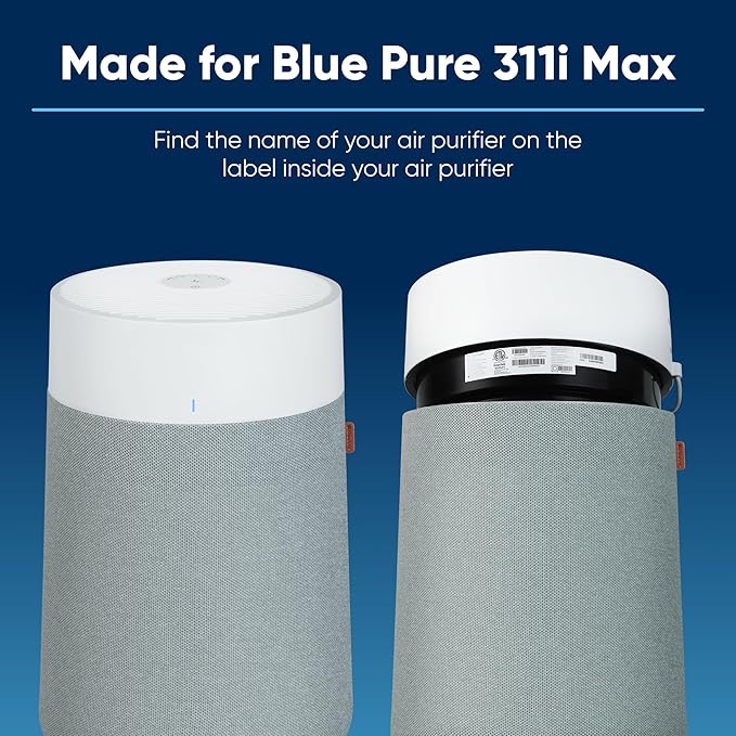 BLUEAIR Blue Pure 311i Max SmokeBlock Genuine Replacement Filter, Extra Carbon - Image 2