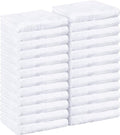 Utopia Towels, Salon Towel, Pack of 24, 16 by 27 Inches, Highly Absorbent Cotton Towels for Hand, Gym, Beauty, Spa, and Home Hair Care, White
