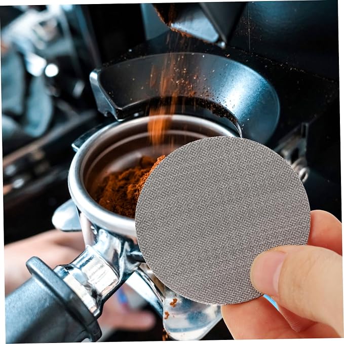 Luxshiny 5pcs Coffee Maker Filter Mesh Reusable Stainless Steel Screen - Image 8